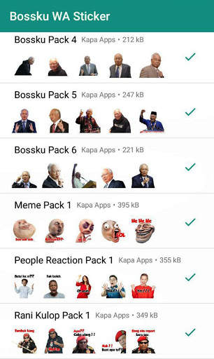 Bossku WA Sticker screenshot 2