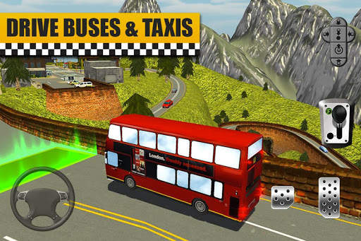 Bus & Taxi Driving Simulator screenshot 3
