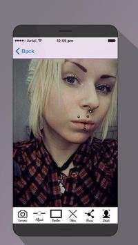 Piercing Camera Photo Editor screenshot 4