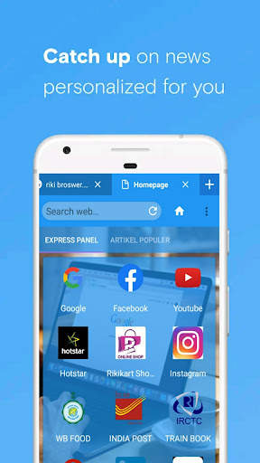Riki browser in India , Secure & Private Broswer screenshot 1