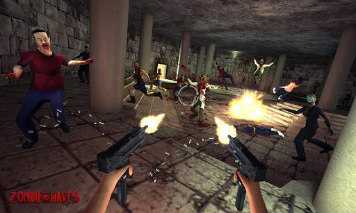 Zombie Waves 3D 1 تصوير الشاشة