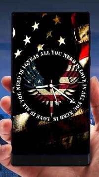 US Analog Clock Live Wallpaper screenshot 3