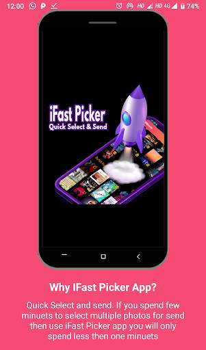 IFast selection (Quick image Selection & send) screenshot 2