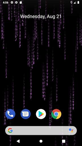 Hacker Live Wallpaper Matrix ☠ screenshot 5