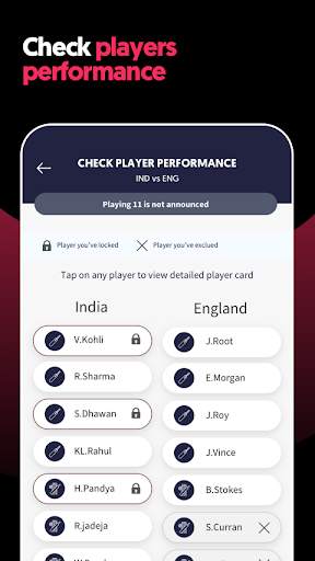 Perfect Lineup - Fantasy Cricket Team Prediction screenshot 3