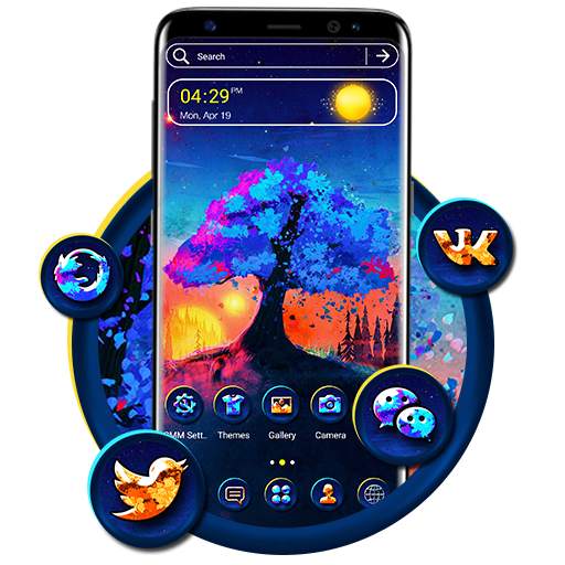 Abstract Sunrise Launcher Theme 1.0