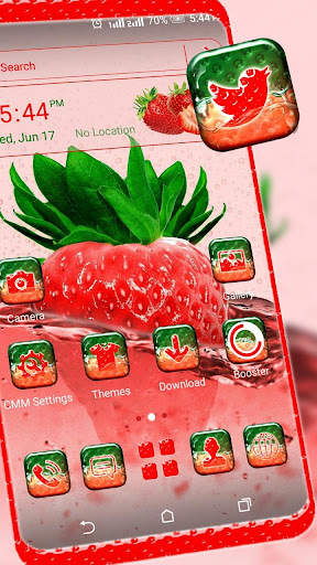 Juicy Strawberry Theme screenshot 1