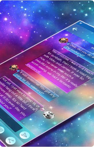 Rainbow Galaxy Emoji Keyboard स्क्रीनशॉट 6