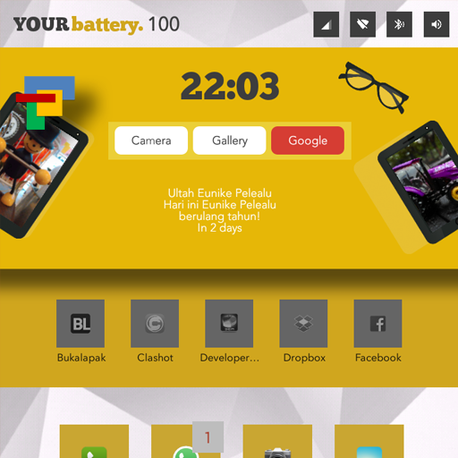 Yello Theme for Total Launcher icon