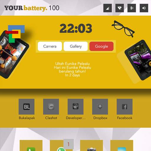 Yello Theme for Total Launcher 1.0