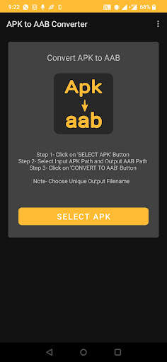 apk to aab converter screenshot 2