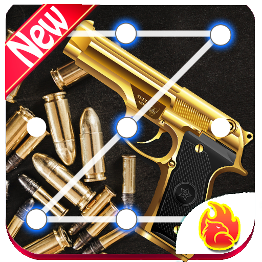 Cool Gun Lock Screen, Gun Weapons Wallpapers HD icon