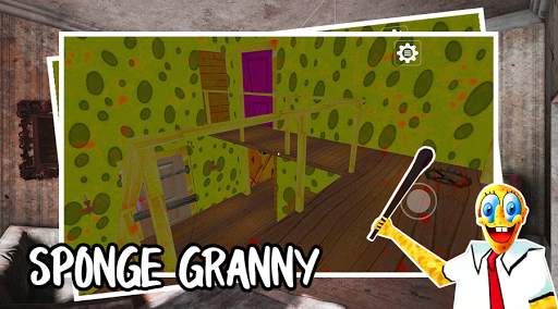Sponge Granny Escape: Horror Game Mod screenshot 2