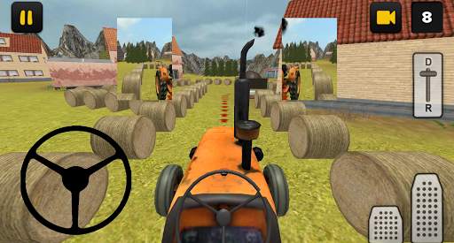 Classic Tractor 3D: Sand Transport screenshot 2