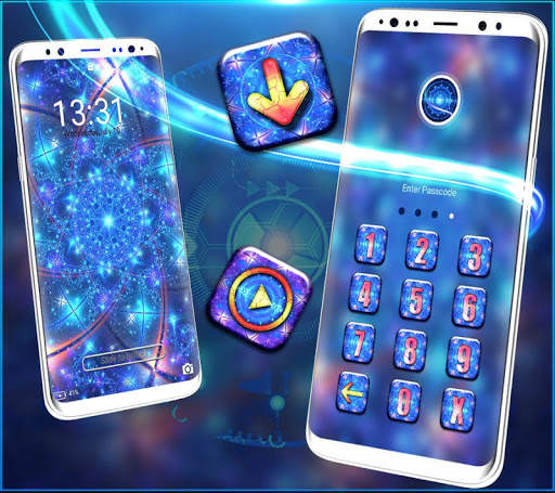Fractal Glow Launcher Theme screenshot 4