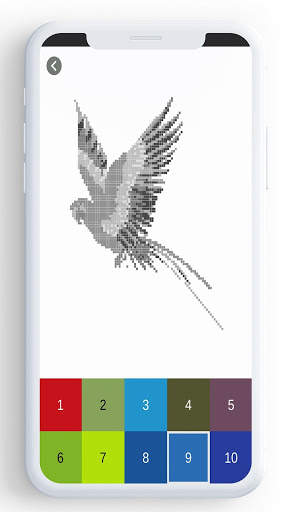 Birds Color By Number, pixel bird coloring स्क्रीनशॉट 11