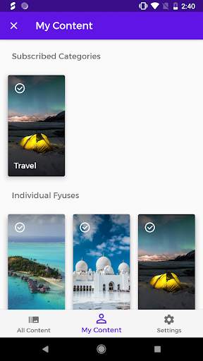 Living Wallpapers - powered by Fyuse LiveWallpaper screenshot 3