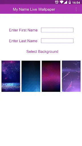 My name live wallpaper screenshot 3