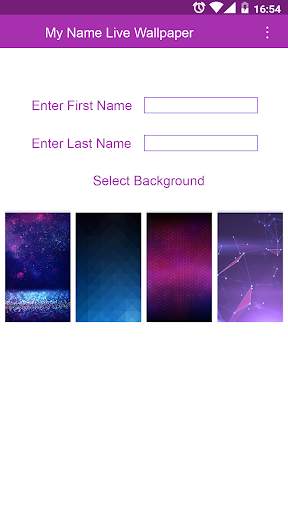 My name live wallpaper 3 تصوير الشاشة