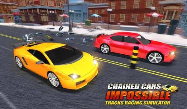 Chained Cars Impossible Tracks Racing Simulator screenshot 3
