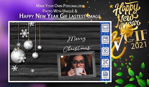 Happy New Year 2021 GIF Photo Frames screenshot 2