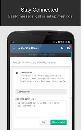 Chronus - Mobile Mentoring screenshot 2