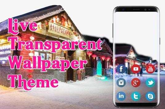 Transparent Live Wallpaper Theme screenshot 1