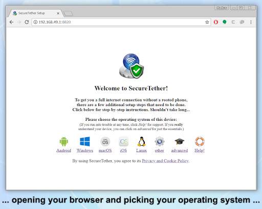 SecureTether WiFi screenshot 2