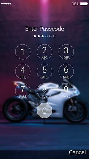 Motorcycle Lock Screen & Wallpaper screenshot 8