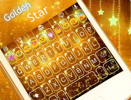 Golden Star Emoji Keyboard screenshot 6