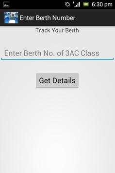 Indian Rail Seat/Berth Locator screenshot 2