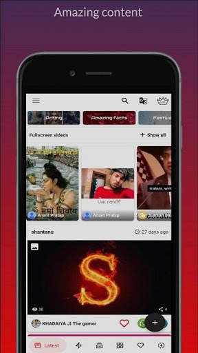 Talento - a Video sharing app screenshot 2