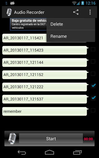 Audio Recorder Pro screenshot 3