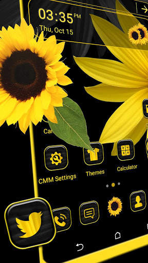 Sunflower Launcher Theme screenshot 1