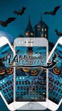 Halloween keyboard blue screenshot 1