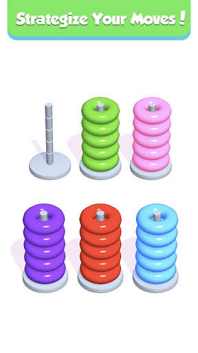 Hoop Stack - Color Puzzle Game screenshot 3