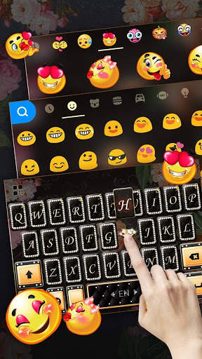 Fancy Floral Keyboard Theme screenshot 4