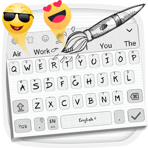 Simple Sketch Keyboard Theme📖 icon
