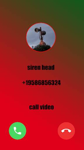 Siren Head Fake Video Call screenshot 2