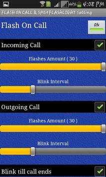 Flash on Call & SMS Flashlight screenshot 3