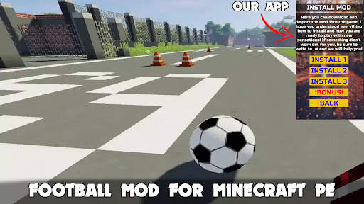 Football Mod in Minecraft MCPE screenshot 3