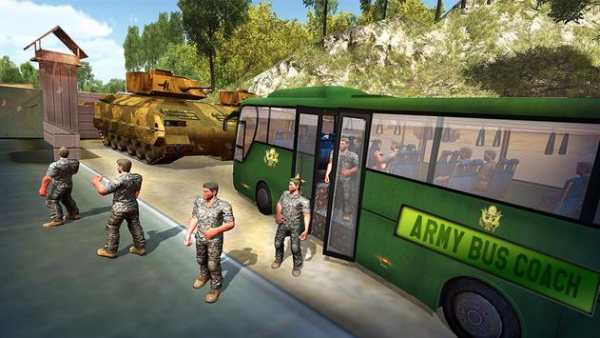 Army Commandos Coach Bus Transport Simulator 2019 screenshot 4