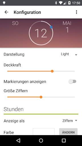 onca Uhr Widget screenshot 5
