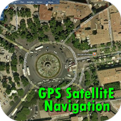 GPS satellite MAP navigation icon