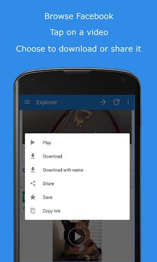 MyVideoDownloader Beta for Facebook скриншот 2