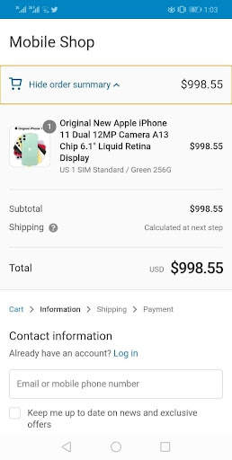 Mobile Shop screenshot 7