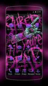 Purple Love Rock Theme screenshot 2