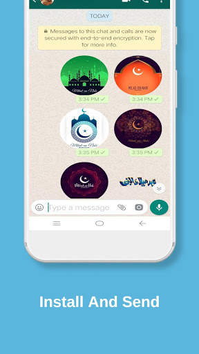 Eid Milad-un-Nabi Stickers For WhatsApp screenshot 3
