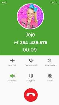 Fack Call From jojo siwa prank screenshot 1