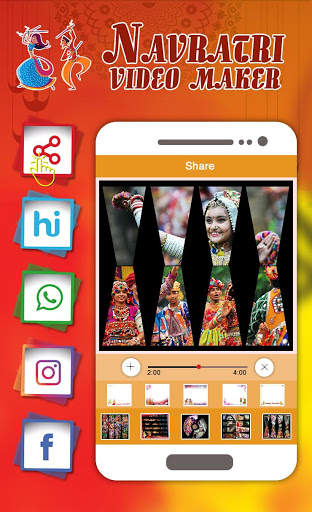 Navratri Video Maker:Navratri Garba Video Maker screenshot 4